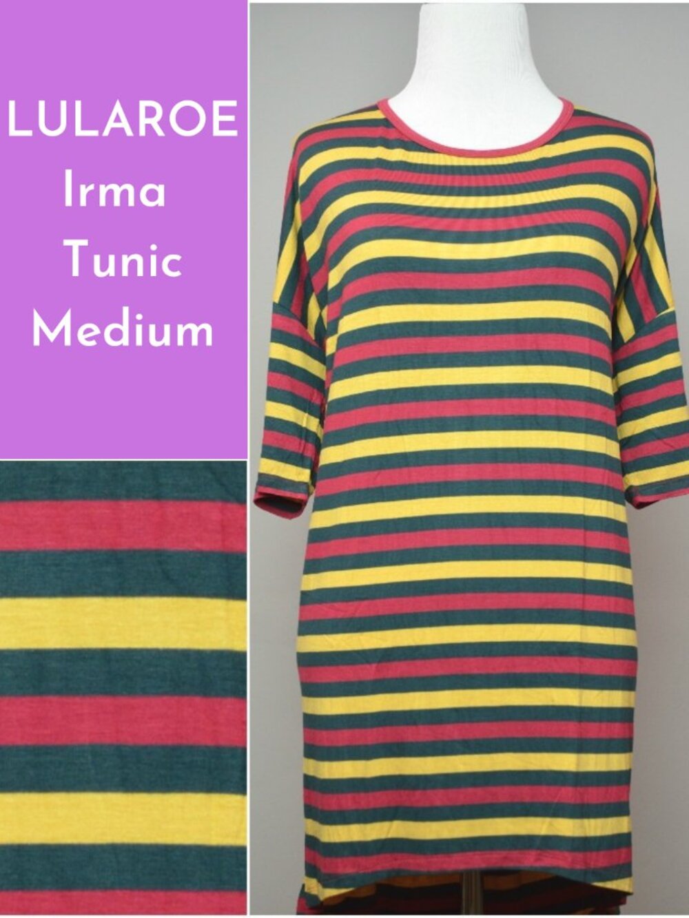 NWT M Striped Irma Lularoe